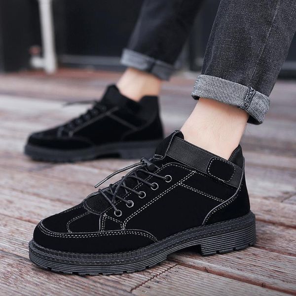 winter men's boots warm pu leather male waterproof shoes chaussure casual shoes for men boots footwear male sneakers, Black
winter men's boots warm pu leather male waterproof shoes chaussure casual shoes for men boots footwear male sneakers, Black