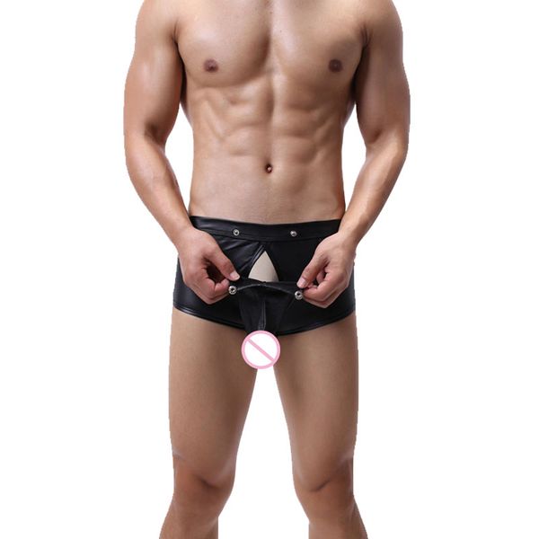 3pieces/lot mens shorts patent leather open crotch lingerie tights nightclub stage performance men underwear, Black;white
3pieces/lot mens shorts patent leather open crotch lingerie tights nightclub stage performance men underwear, Black;white