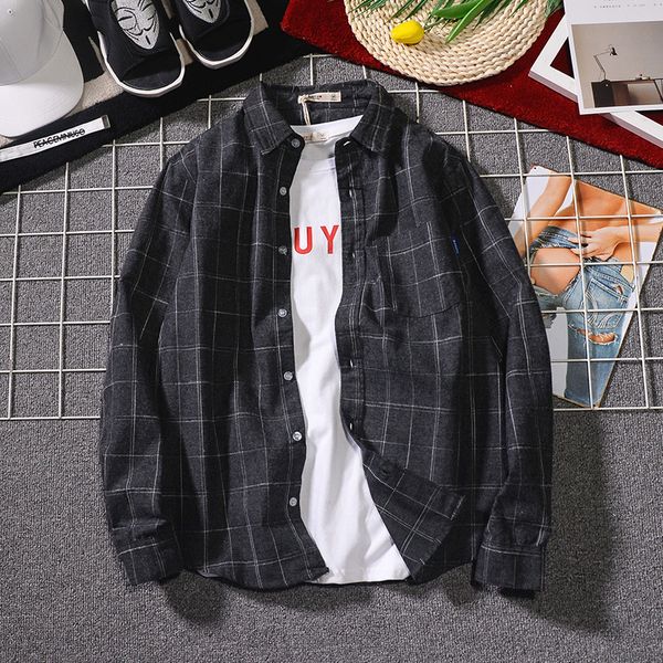 2021 new japan style brand dress shirt for men long sleeve spring autumn cotton and linen green black white sxvl, White;black
2021 new japan style brand dress shirt for men long sleeve spring autumn cotton and linen green black white sxvl, White;black
