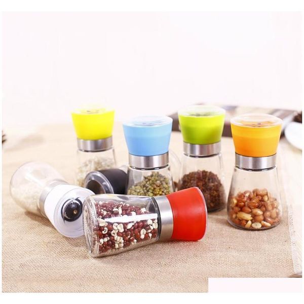 kitchen tool salt pepper grinder mill manual glass pepper muller spice grinding bottle seasoning pot colorful connt jllxzg jjxh
kitchen tool salt pepper grinder mill manual glass pepper muller spice grinding bottle seasoning pot colorful connt jllxzg jjxh