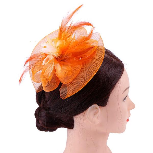 hair clips & barrettes 16 colors fascinator with feathers and veiling ladies day wedding bridal party brides accessories bride headdress, Golden;silver
hair clips & barrettes 16 colors fascinator with feathers and veiling ladies day wedding bridal party brides accessories bride headdress, Golden;silver