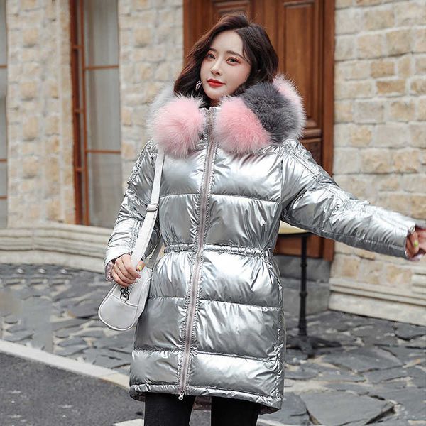 women's thick coat long solid jacket women winter oversized hooded with fur collar slim warm outwear casual parka mujer 201120, Black
women's thick coat long solid jacket women winter oversized hooded with fur collar slim warm outwear casual parka mujer 201120, Black
