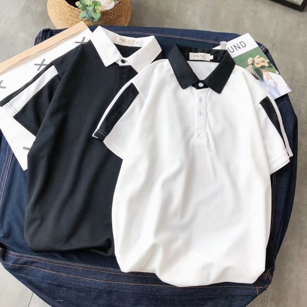 chaozhou brand pure cotton polo shirt short men's shaping lapel matching color leisure half sleeve, White;black
chaozhou brand pure cotton polo shirt short men's shaping lapel matching color leisure half sleeve, White;black