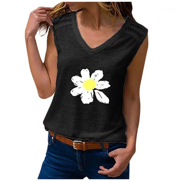 2020 ladies v-neck sleeveless t-shirt fashion small chrysanthemum print vest casual plus size loose women's clothing #lr11, White
2020 ladies v-neck sleeveless t-shirt fashion small chrysanthemum print vest casual plus size loose women's clothing #lr11, White
