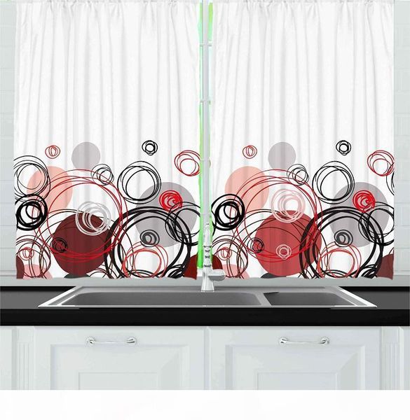 abstract kitchen curtains horizontal stripe design and geometric circles rounded shapes art illustration window drapes
abstract kitchen curtains horizontal stripe design and geometric circles rounded shapes art illustration window drapes