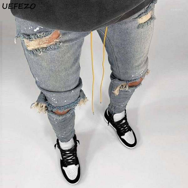 men's jeans uefezo men summer destroyed ripped hip-hop high street broken hole skinny biker slim vintage stretchy pants homme1, Blue
men's jeans uefezo men summer destroyed ripped hip-hop high street broken hole skinny biker slim vintage stretchy pants homme1, Blue