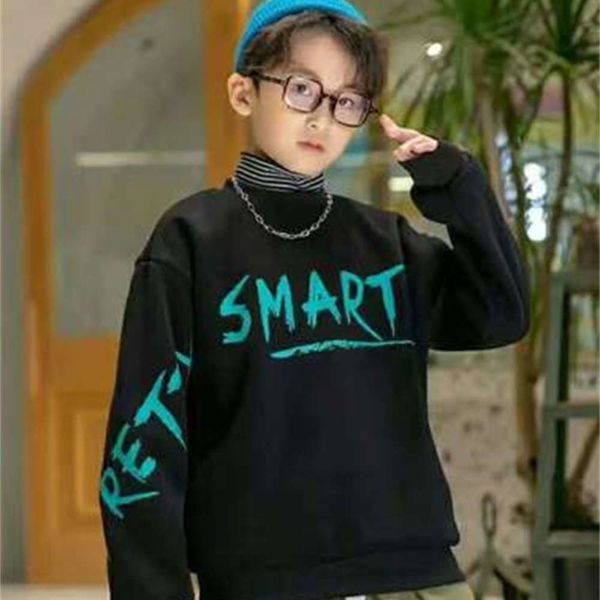 cotton pullover autumn and 2020 liner letter korean men's round neck winter children's wear ehn7, Black
cotton pullover autumn and 2020 liner letter korean men's round neck winter children's wear ehn7, Black