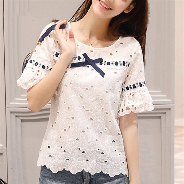 summer hollow blouse shirt women and blouses fashion 2020 causal women blouses short sleeve female clothes 0460 40, White
summer hollow blouse shirt women and blouses fashion 2020 causal women blouses short sleeve female clothes 0460 40, White
