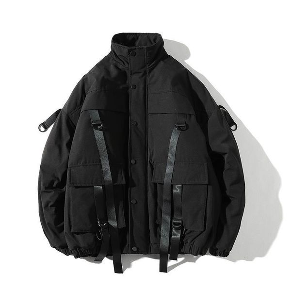 new ribbons pockets winter jacket men thick hip hop streetwear parka men coats casual padded men's jackets male clothing us size, Black;brown
new ribbons pockets winter jacket men thick hip hop streetwear parka men coats casual padded men's jackets male clothing us size, Black;brown