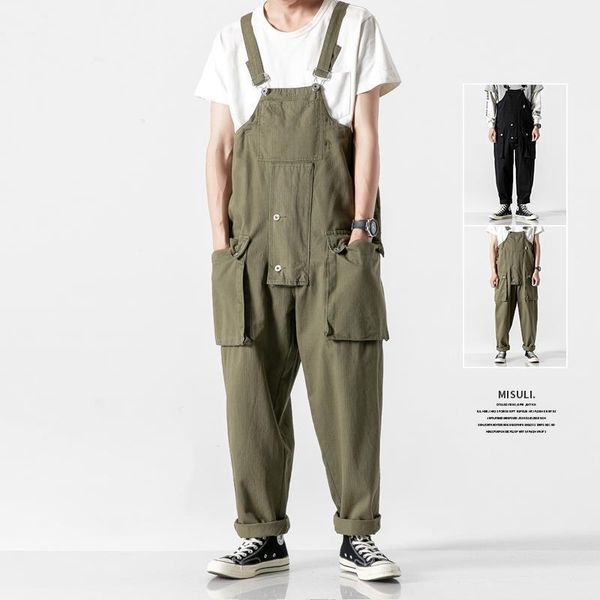 idopy men`s denim bib overalls loose fit baggy street hip hop japanese style suspender pants1, Blue
idopy men`s denim bib overalls loose fit baggy street hip hop japanese style suspender pants1, Blue