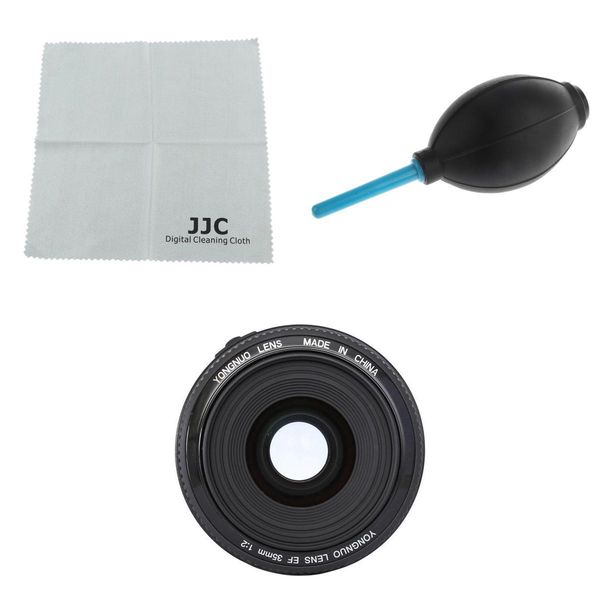 yn 35mm f2.0 lens with front / rear cover + air pump dust blower + cloth for canon camera
yn 35mm f2.0 lens with front / rear cover + air pump dust blower + cloth for canon camera