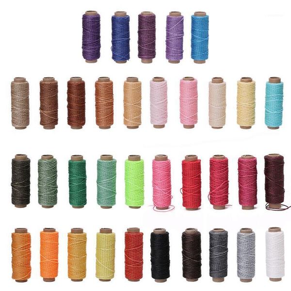 5pcs 0.88mm 150d leather sewing waxed thread for chisel awl shoes luggage repair wax thread w2101, Black;white 
5pcs 0.88mm 150d leather sewing waxed thread for chisel awl shoes luggage repair wax thread w2101, Black;white