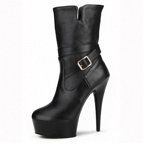 bbzai new pattern superior quality shoes woman 35-45 46 short boots round toe waterproof 5cm nightclub 16cm thin heels, Black
bbzai new pattern superior quality shoes woman 35-45 46 short boots round toe waterproof 5cm nightclub 16cm thin heels, Black