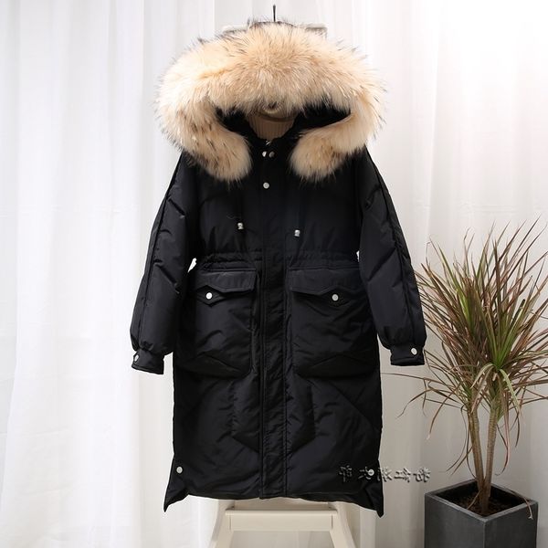 jacket 2020 down with hoodie long female winter big leather collar korean raccoon warm coat of women jackets kj2551 ly2b, Black
jacket 2020 down with hoodie long female winter big leather collar korean raccoon warm coat of women jackets kj2551 ly2b, Black