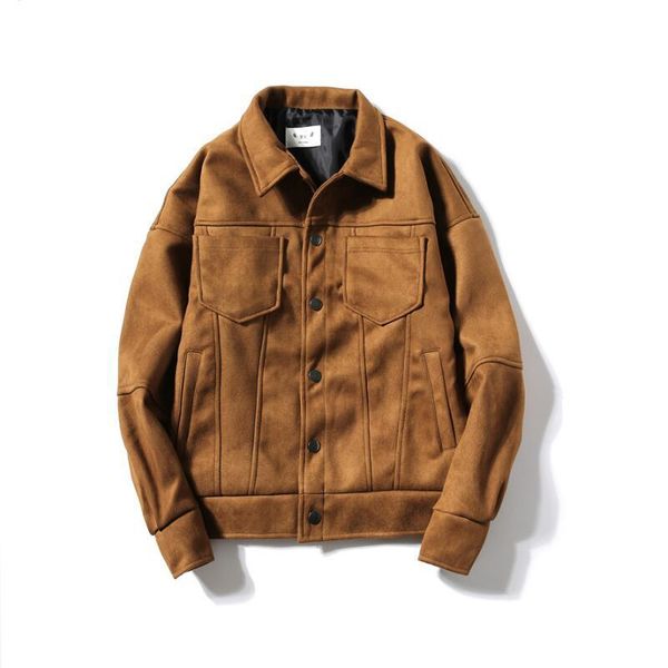warm chamois jacket men winter fashion loose men jackets jackets and coats new 2021 causal single button outerwear ds50120, Black;brown
warm chamois jacket men winter fashion loose men jackets jackets and coats new 2021 causal single button outerwear ds50120, Black;brown