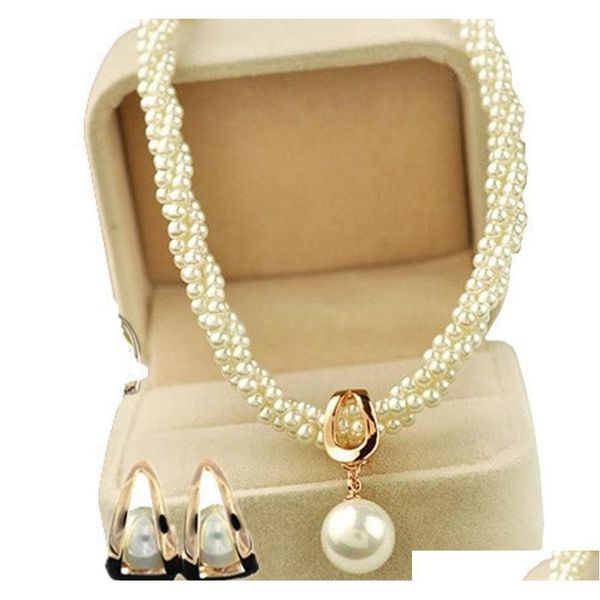 beautiful gold plated handmade twisted cream pearl necklace women's gift jewelry sets bridal necklace and earrings 4l7h9, Silver
beautiful gold plated handmade twisted cream pearl necklace women's gift jewelry sets bridal necklace and earrings 4l7h9, Silver
