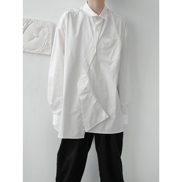 2020 sleeve long shirt japanese male streetwear vintage fashion dress shirts gtzs, White;black
2020 sleeve long shirt japanese male streetwear vintage fashion dress shirts gtzs, White;black