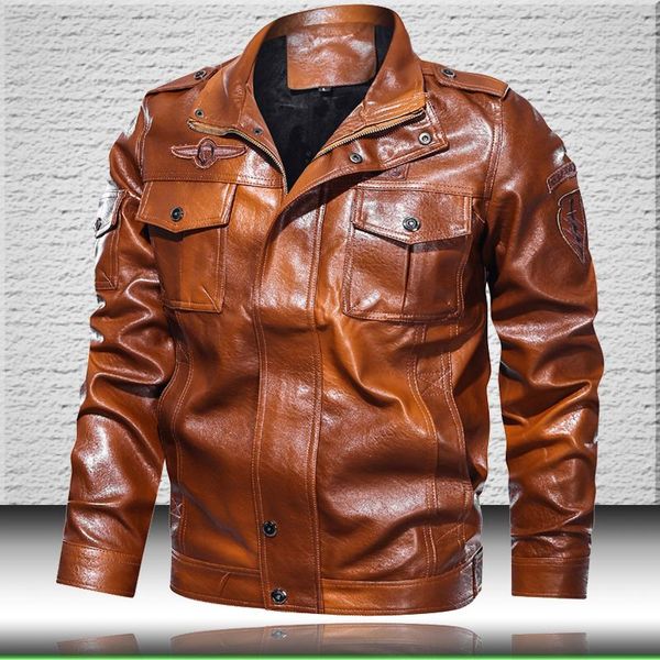 men's fur & faux stand collar leather jacket 2021 vintage men winter fleece coats casual bomber jackets for, Black
men's fur & faux stand collar leather jacket 2021 vintage men winter fleece coats casual bomber jackets for, Black