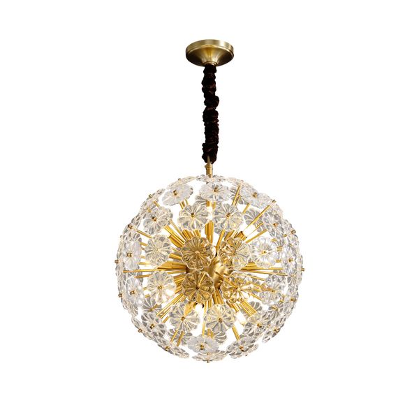 post modern copper pendant lamp simple luxury crystal ball luminaire for dining room bar cafe decor nordic dandelion g9 hanging light
post modern copper pendant lamp simple luxury crystal ball luminaire for dining room bar cafe decor nordic dandelion g9 hanging light