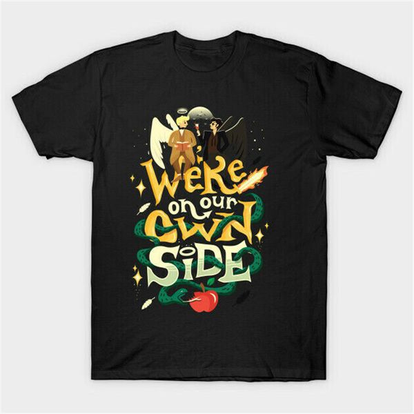 good omens angel aziraphale demon crowley we are on our own side black t-shirt brand clothing tee shirt sport hooded sweatshirt hoodie
good omens angel aziraphale demon crowley we are on our own side black t-shirt brand clothing tee shirt sport hooded sweatshirt hoodie