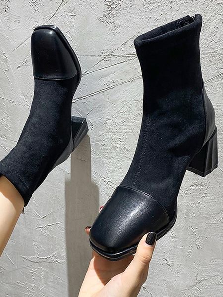 shoes women boots high heels round toe booties ladies luxury designer boots-women winter footwear stiletto fashion low, Black
shoes women boots high heels round toe booties ladies luxury designer boots-women winter footwear stiletto fashion low, Black