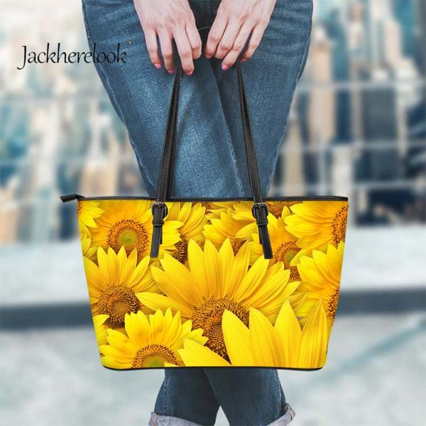 jackherelook sunflowers pattern zipper tote handbag female casual leather handle large capacity hand bags ladies travel bolsa
jackherelook sunflowers pattern zipper tote handbag female casual leather handle large capacity hand bags ladies travel bolsa