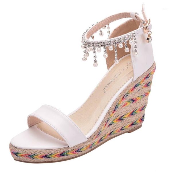 sagace wedding shoes sandals women's tassel beaded wedges sandals woven bottom wedding shoe casual high platform wedges1, Black
sagace wedding shoes sandals women's tassel beaded wedges sandals woven bottom wedding shoe casual high platform wedges1, Black