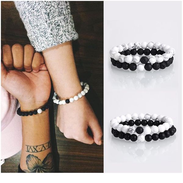 couple bracelet men natural stone yoga beaded bracelet for women 2pcs charm distance bracelet set fashion jewelry bes jllbud, Black
couple bracelet men natural stone yoga beaded bracelet for women 2pcs charm distance bracelet set fashion jewelry bes jllbud, Black