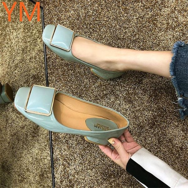 women pumps low 3cm square heels shoes lady patent leather pu square toe shoes female wedding new 2020, Black
women pumps low 3cm square heels shoes lady patent leather pu square toe shoes female wedding new 2020, Black