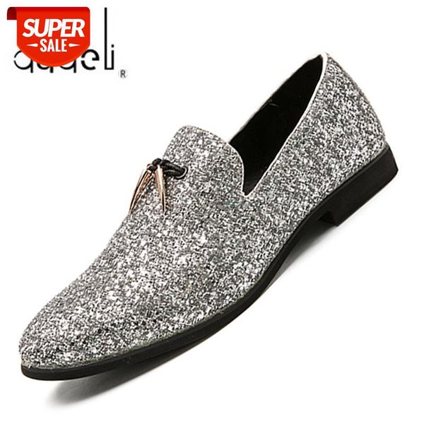 37~48 plus size white italian glitter loafers mens sequin shoes men pointed toe dress weddings shoes classic loafer formal shoe #tx3b, Black
37~48 plus size white italian glitter loafers mens sequin shoes men pointed toe dress weddings shoes classic loafer formal shoe #tx3b, Black