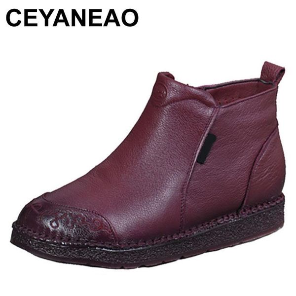 ceyaneao new cotton shoes; women's leather and down boots; shoes for moms with a high shaft; thick, soft-soled shoes; big sizes, Black
ceyaneao new cotton shoes; women's leather and down boots; shoes for moms with a high shaft; thick, soft-soled shoes; big sizes, Black