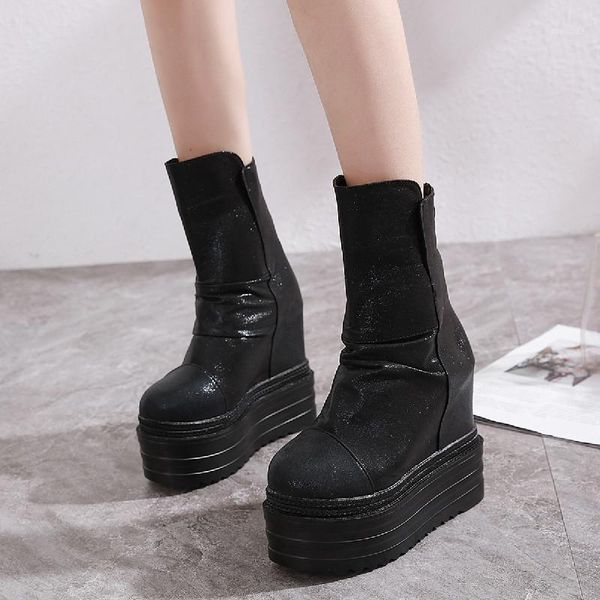 boots 2021 wedges ankle white black rubber sole shoes platform women lacing autumn heels heel 15 cm1
boots 2021 wedges ankle white black rubber sole shoes platform women lacing autumn heels heel 15 cm1