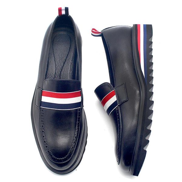 Italian Mocassin Homme Luxury Designer British Genuine Leather Shoes Men Black Cowhide Office Party Platform Shoes Footwear
Italian Mocassin Homme Luxury Designer British Genuine Leather Shoes Men Black Cowhide Office Party Platform Shoes Footwear