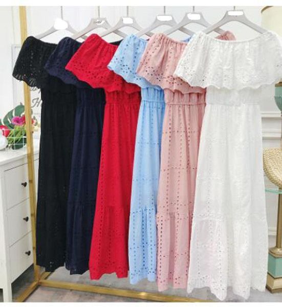 off the shoulder dresses women 2020 new korean ruffle ladies long dress summer size causal beach maxi dress female, Black;gray
off the shoulder dresses women 2020 new korean ruffle ladies long dress summer size causal beach maxi dress female, Black;gray