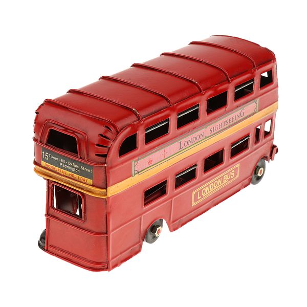 дети metal двухэтажные london bus модель литой автомобиль ручной craft