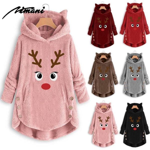 2020 fashion women printed cat ears hooded large size long sleeve button sweater warm pullover christmas casual sweaters1, White;black
2020 fashion women printed cat ears hooded large size long sleeve button sweater warm pullover christmas casual sweaters1, White;black