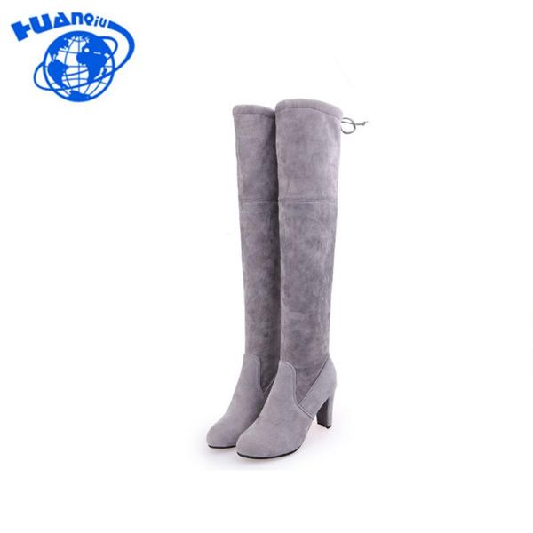 boots huanqiu 2021 over the knee square high heel women ladies lace up brand fashion winter warm shoes fm23, Black
boots huanqiu 2021 over the knee square high heel women ladies lace up brand fashion winter warm shoes fm23, Black