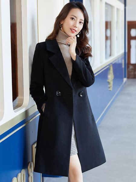 coat white-collar female clothing business in long woolen cloth coat loose the big yards thickening floor work clothes1, Black
coat white-collar female clothing business in long woolen cloth coat loose the big yards thickening floor work clothes1, Black