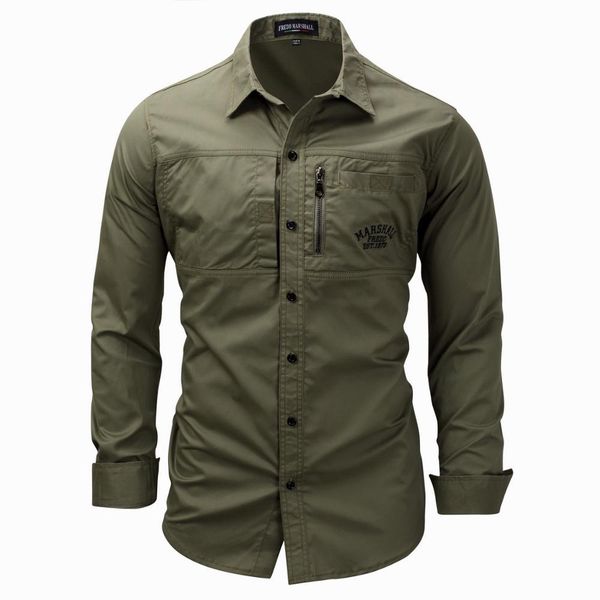 2020 new men's slim fit dress shirts masculina business long sleeve army casual turn down neck shirt autumn denim shirt 3xl 1022, White;black
2020 new men's slim fit dress shirts masculina business long sleeve army casual turn down neck shirt autumn denim shirt 3xl 1022, White;black