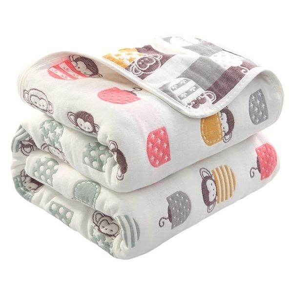 120*150cm 6-layer 100% cotton soft swaddling warp swaddle infant bedding receiving blankets baby bath y201009
120*150cm 6-layer 100% cotton soft swaddling warp swaddle infant bedding receiving blankets baby bath y201009