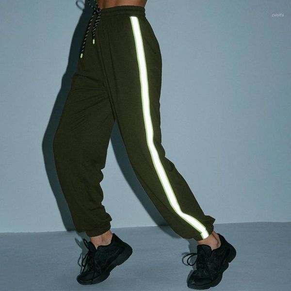 women trousers high waist jogging workout trousers fitness women drawstring luminous casual sports running pantsdg4#1, Black;white
women trousers high waist jogging workout trousers fitness women drawstring luminous casual sports running pantsdg4#1, Black;white