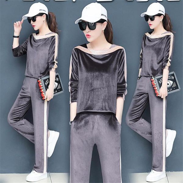 women's tracksuits 2021 long sleeve sweat female suit sportswear fitness, Gray
women's tracksuits 2021 long sleeve sweat female suit sportswear fitness, Gray