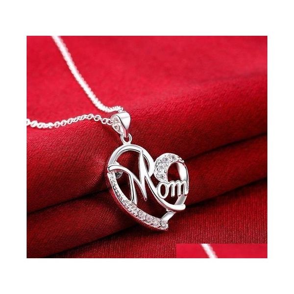 european and american women necklace (including chain)mom color heart set diamond wish style mother's day sqcbri beauty888, Silver
european and american women necklace (including chain)mom color heart set diamond wish style mother's day sqcbri beauty888, Silver
