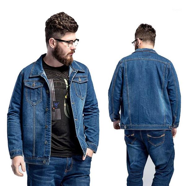 2020 new large size -5xl 6xl 7xl men's blue denim jacket spring loose large lapel streetwear jacket fits 130kg men's wear1, Black;brown
2020 new large size -5xl 6xl 7xl men's blue denim jacket spring loose large lapel streetwear jacket fits 130kg men's wear1, Black;brown