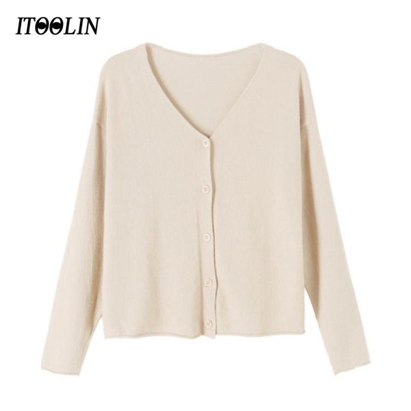 itoolin spring autumn 2021 cardiagns women v neck knitwear long sleeve female button up sweatwer cardigan mujer jackets, White
itoolin spring autumn 2021 cardiagns women v neck knitwear long sleeve female button up sweatwer cardigan mujer jackets, White
