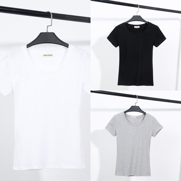 solid color korean summer women's cotton women's short sleeve t- underpantsunderpants slim fitting white t-shirt tight crew neck b
solid color korean summer women's cotton women's short sleeve t- underpantsunderpants slim fitting white t-shirt tight crew neck b