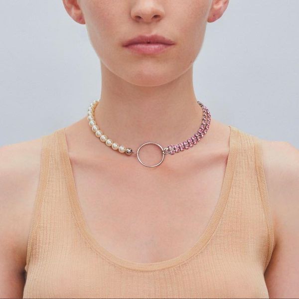 timeless wonder glam crystal pearl linked choker necklace women jewelry punk gothic esigner trendy ins french romantic 4342, Golden;silver
timeless wonder glam crystal pearl linked choker necklace women jewelry punk gothic esigner trendy ins french romantic 4342, Golden;silver