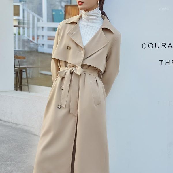 promotion mid-length over-the-knee gorgeous female trench coat long sleeve classic windproof women's windbreaker with belt1, Tan;black
promotion mid-length over-the-knee gorgeous female trench coat long sleeve classic windproof women's windbreaker with belt1, Tan;black