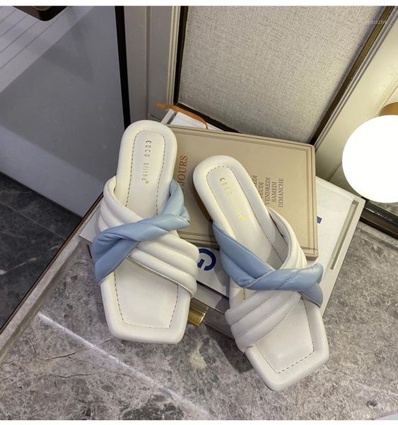 slippers katelvadi flat beach 2021 summer shoes women white pu leather square toe sandals mx-0021, Black
slippers katelvadi flat beach 2021 summer shoes women white pu leather square toe sandals mx-0021, Black