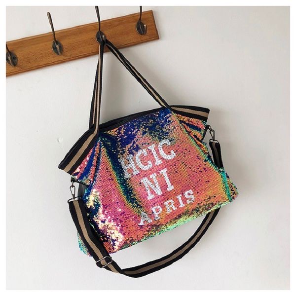 ttou large pocket women's handbag fashion shiny sequined tote shoulder bags for female letter print high capacity crossbody bags c1223
ttou large pocket women's handbag fashion shiny sequined tote shoulder bags for female letter print high capacity crossbody bags c1223